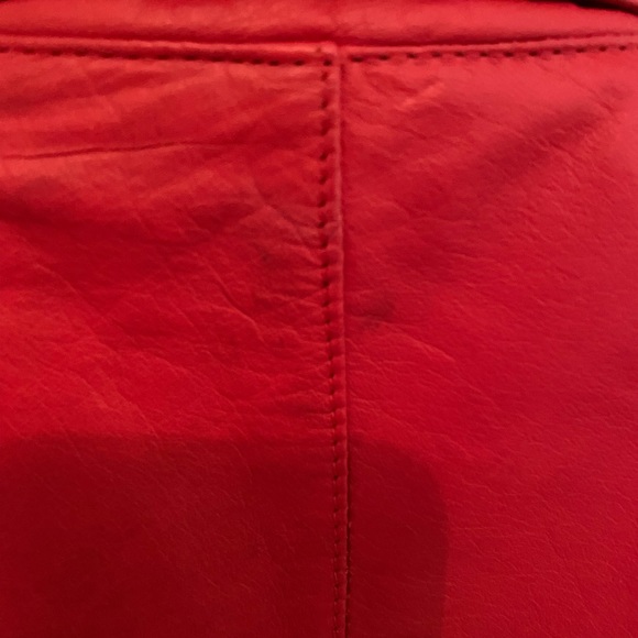 Fingerhut Fashions red leather men’s jacket size large - Picture 13 of 16